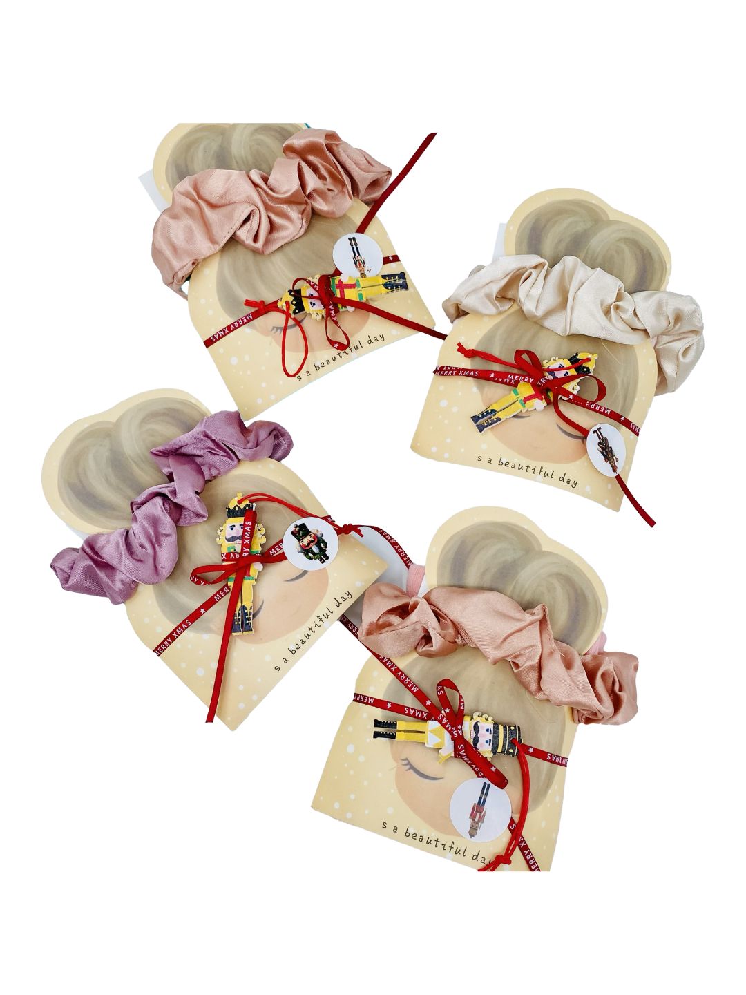 Confezione Natalizia CALZINO DONNA+SCHRUNCHIES  🎁