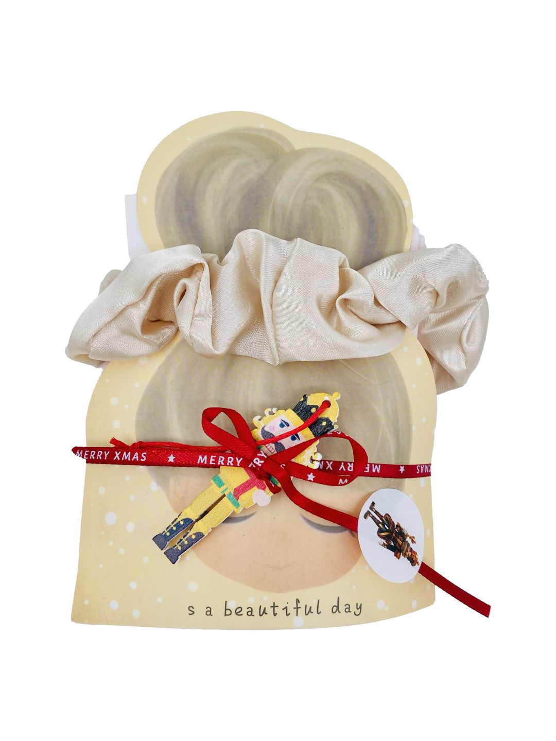 Confezione Natalizia CALZINO DONNA+SCHRUNCHIES  🎁