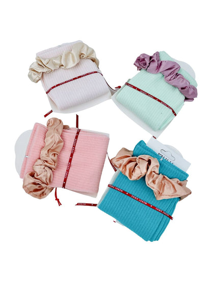 Confezione Natalizia CALZINO DONNA+SCHRUNCHIES  🎁