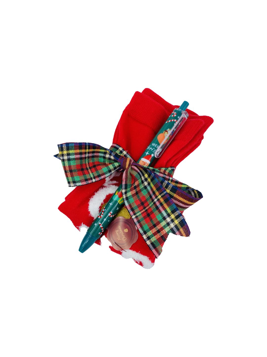 Confezione Natalizia CALZINO+PENNA NATALE  🎁
