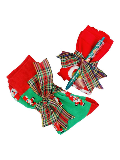 Confezione Natalizia CALZINO+PENNA NATALE  🎁
