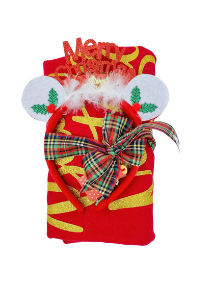 Confezione Natalizia MAGLIONE NATALE+CERCHIETTO NATALE  🎁