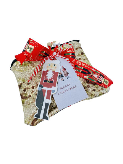 Confezione Natalizia PORTAMONETE IN PELLE+SOLDATINO SCHIACCIANOCI 🎁