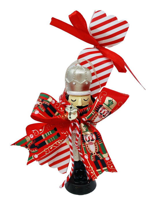 Confezione Natalizia SOLDATINO SCHIACCIANOCI+CARAMELLA CON BRACCIALE  🎁