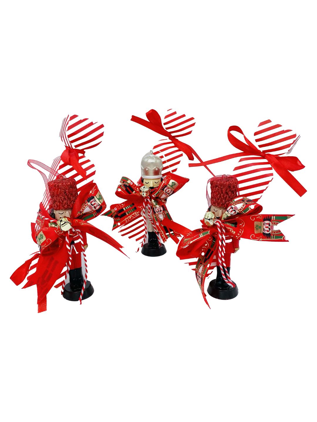 Confezione Natalizia SOLDATINO SCHIACCIANOCI+CARAMELLA CON BRACCIALE  🎁