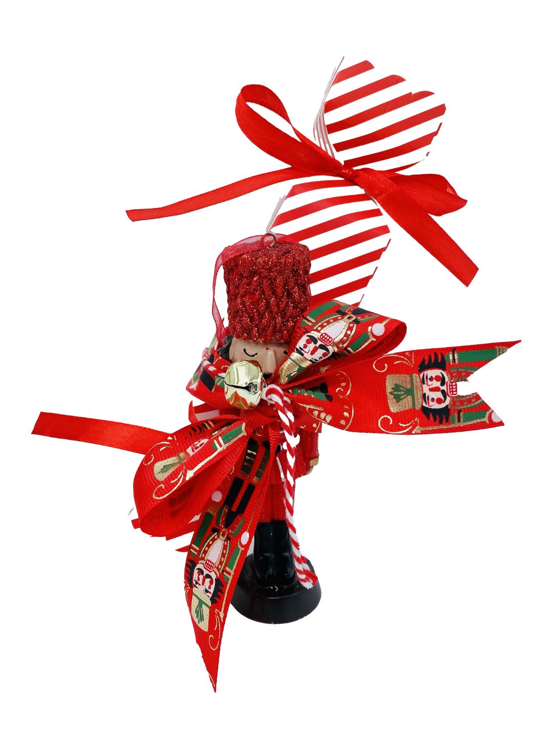 Confezione Natalizia SOLDATINO SCHIACCIANOCI+CARAMELLA CON BRACCIALE  🎁