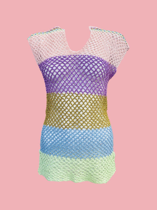 Crochet beach cover-up BEACH COVER UP VIBE Anabaum