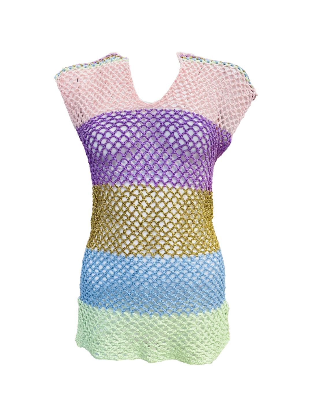 Copricostume uncinetto BEACH COVER UP CANDY Anabaum