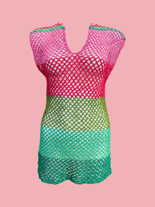Crochet beach cover-up BEACH COVER UP VIBE Anabaum