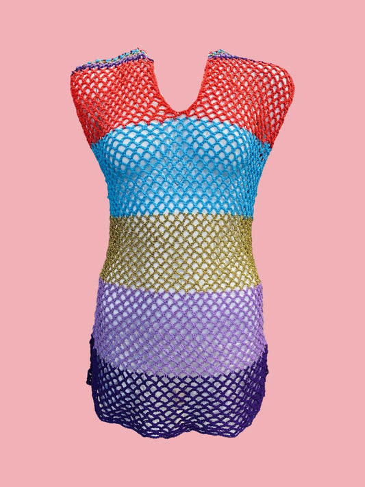 Crochet beach cover-up BEACH COVER UP VIBE Anabaum