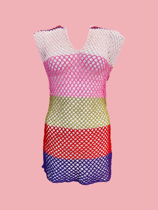 Crochet beach cover-up BEACH COVER UP VIBE Anabaum