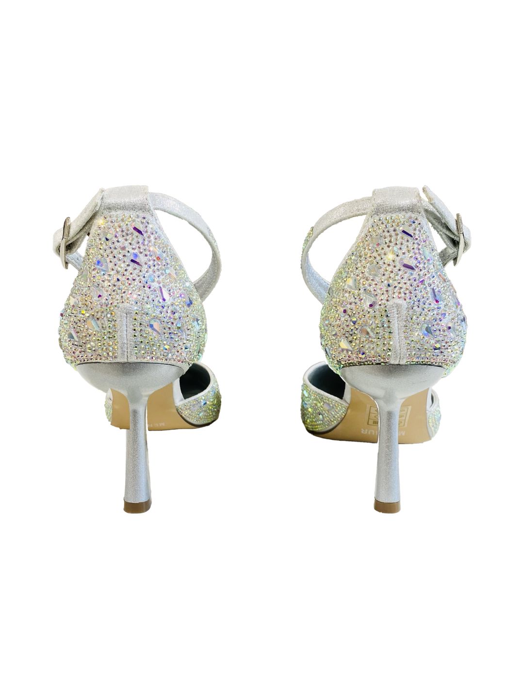SILVER RHINESTONE SANDAL 24456