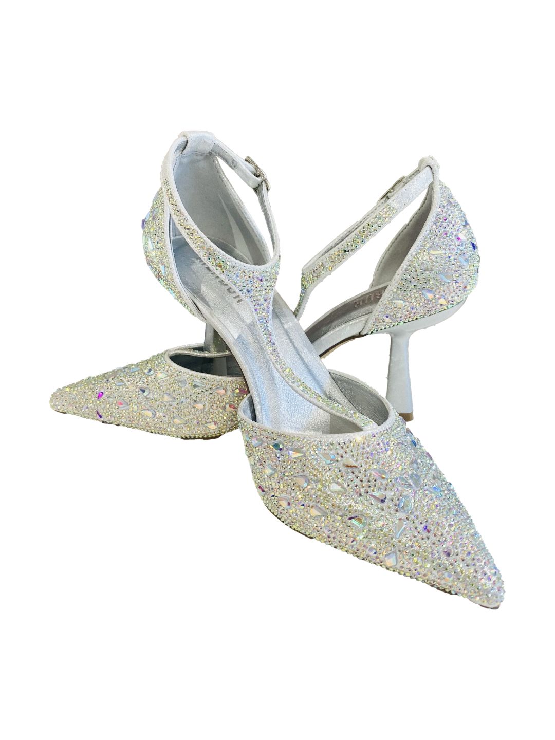 SILVER RHINESTONE SANDAL 24456