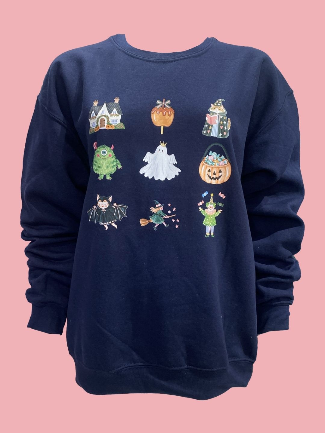 Felpa Halloween Blu Notte Mod.3 Ribes of LOVE