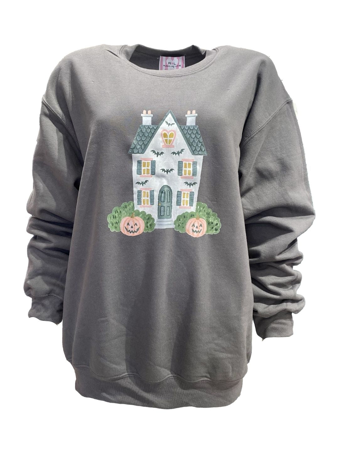 Felpa Halloween Grigio Antracite Mod.2 Ribes of LOVE