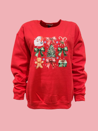 Felpa Rossa Babbo Natale Ribes of LOVE