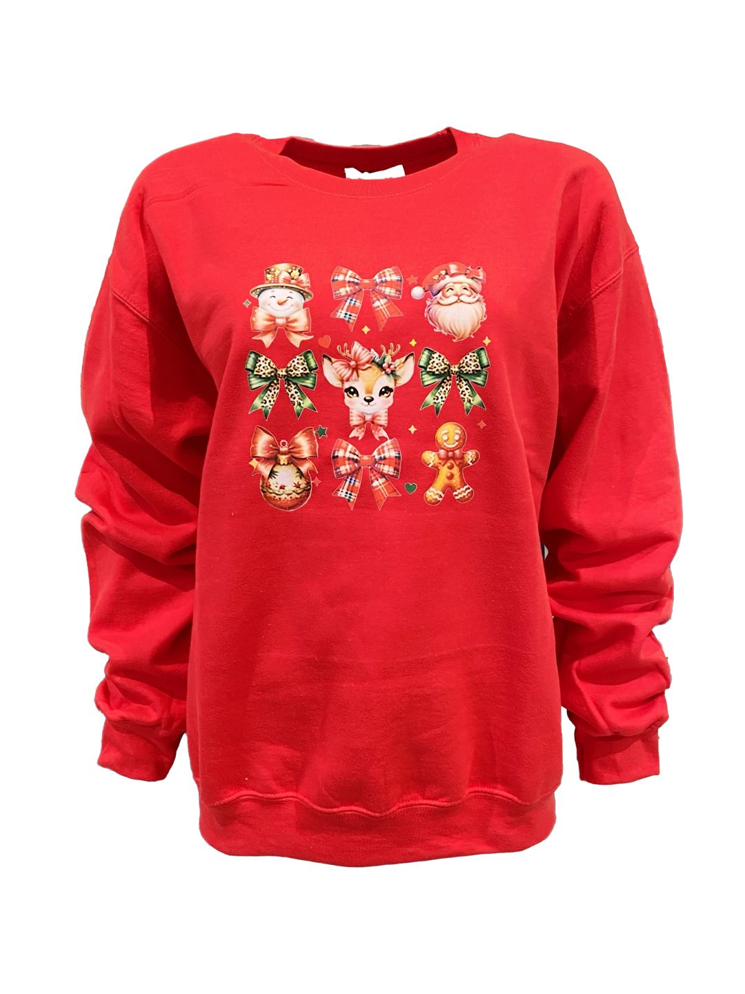 Red Snowman Sweatshirt Ribes of LOVE