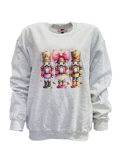 Felpa “Schiaccianoci” Grigia – Ribes of Love ❄️