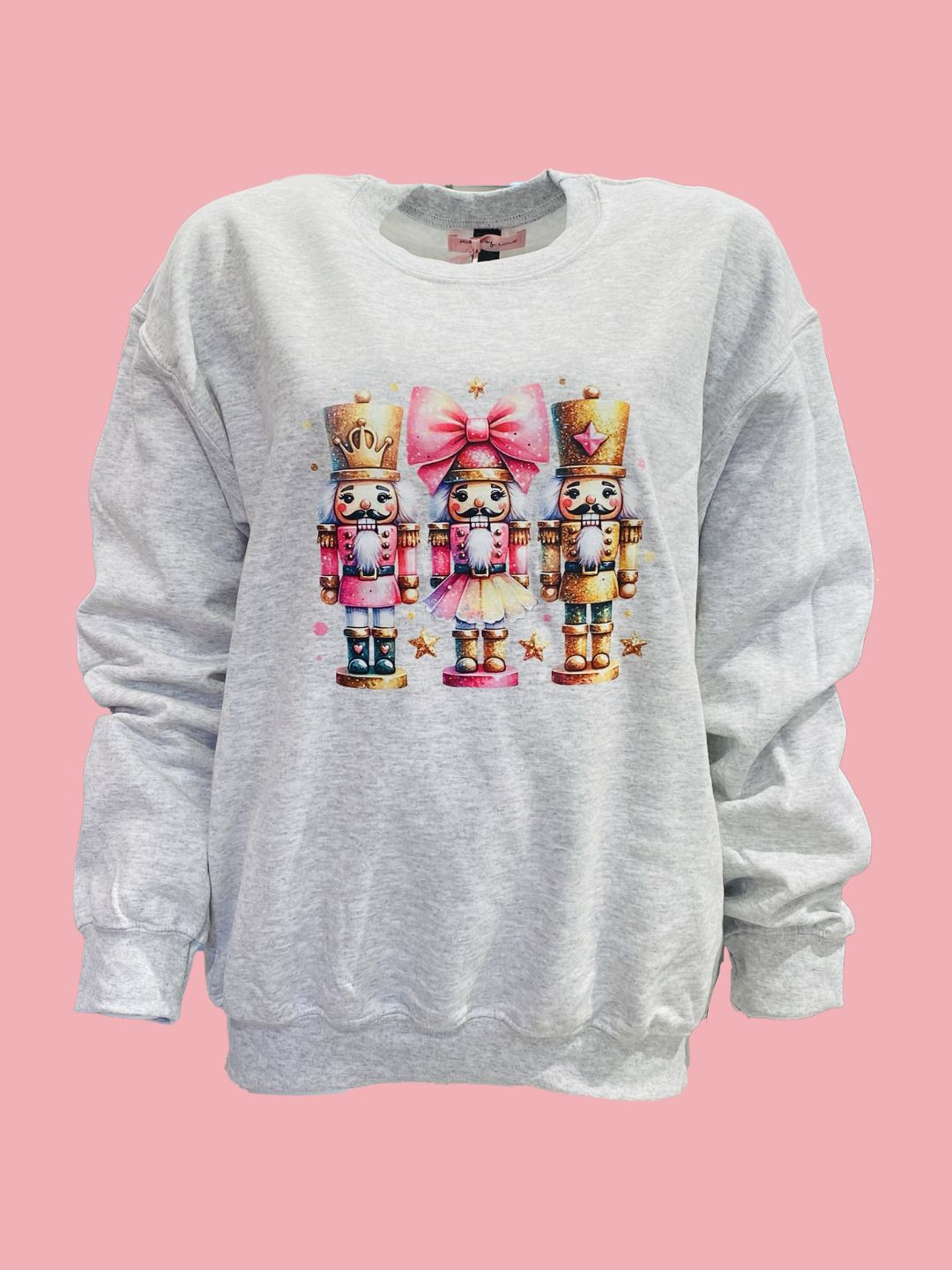 Felpa “Schiaccianoci” Grigia – Ribes of Love ❄️