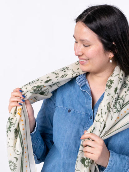 Foulard Lana Madeleine Ecru