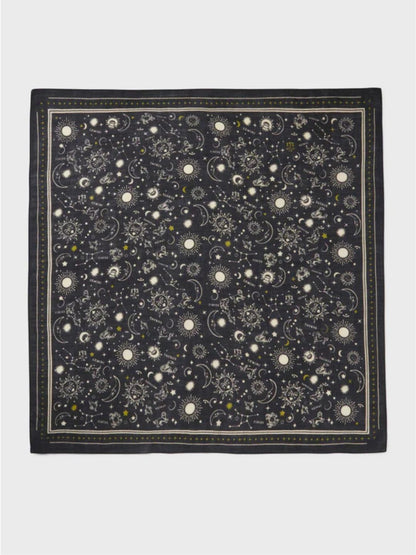 Foulard Lana Madeleine Nera
