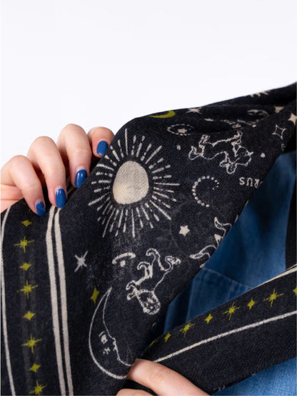 Foulard Lana Madeleine Nera