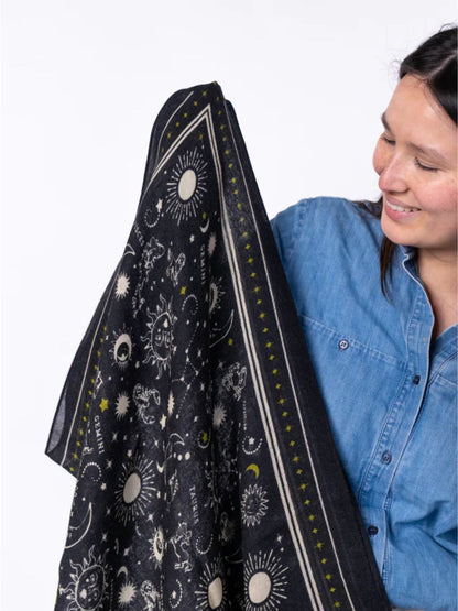 Foulard Lana Madeleine Nera