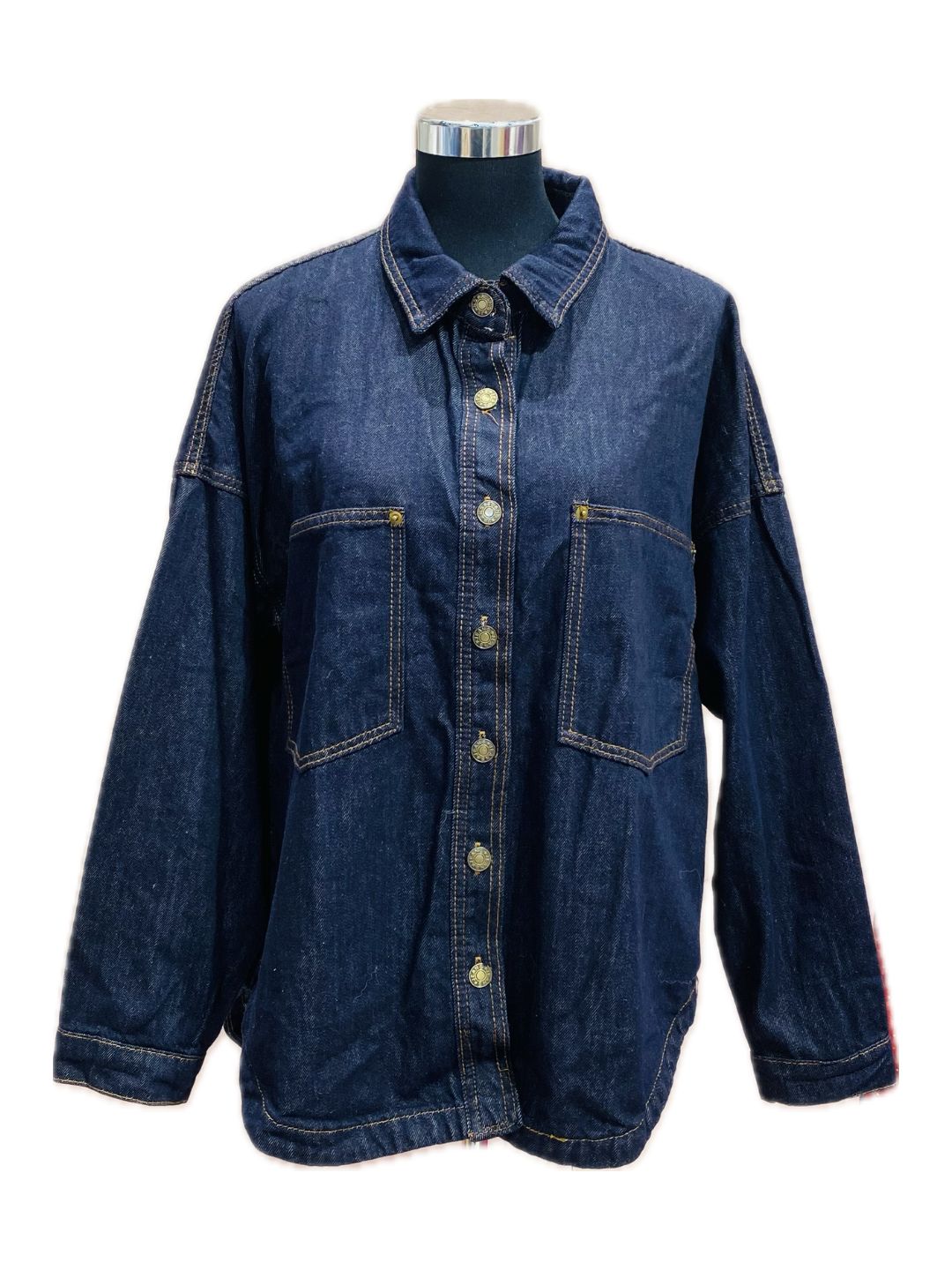 GIACCA CAMICIA DENIM OVERSIZE