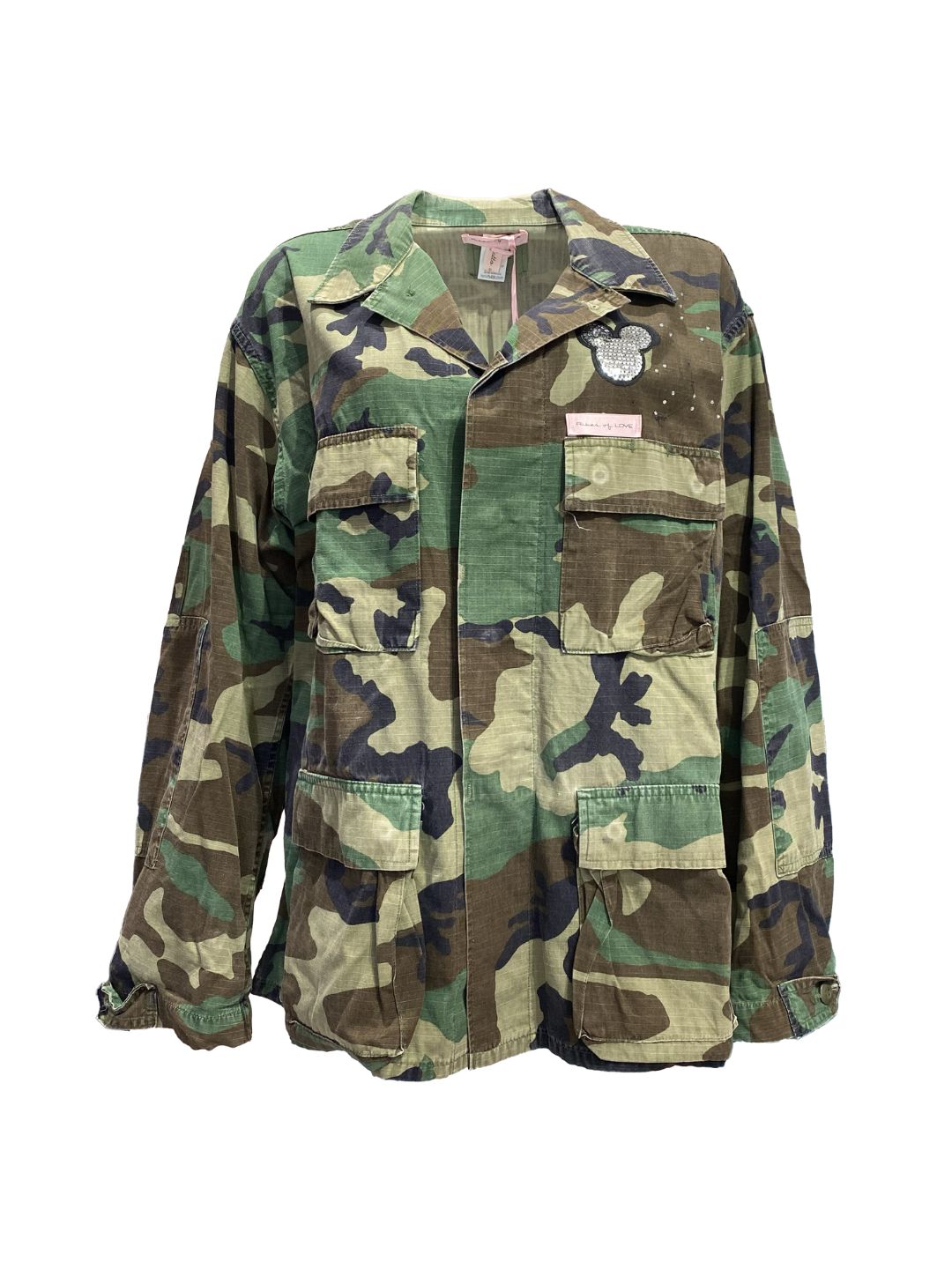 VINTAGE MILITARY JACKET Mod.2 Ribes of LOVE