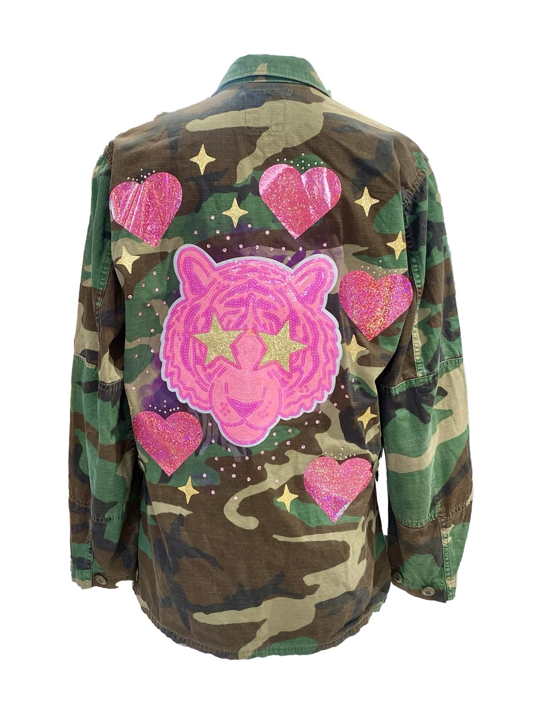 VINTAGE MILITARY JACKET Mod.8 Ribes of LOVE