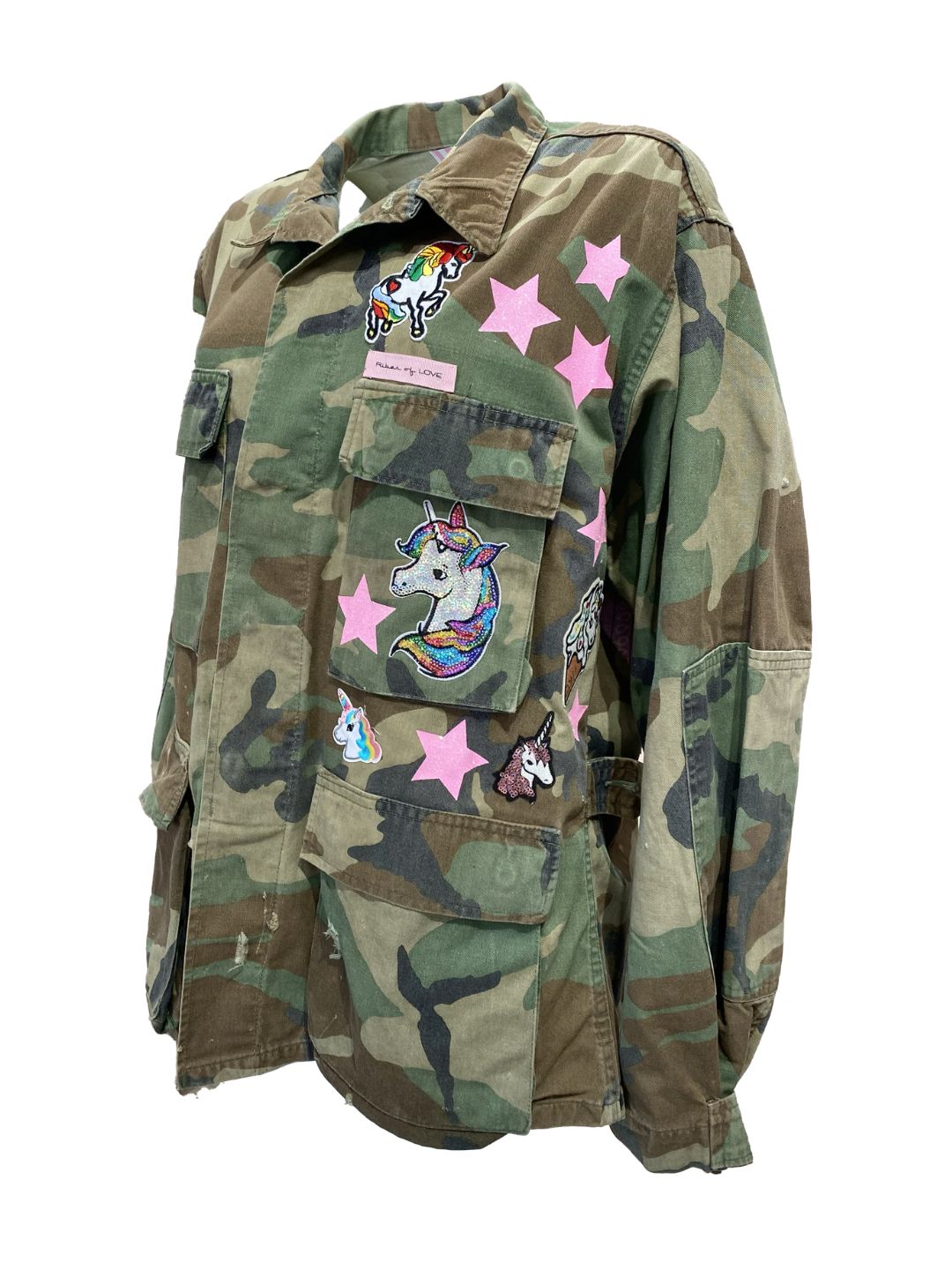 VINTAGE MILITARY JACKET Mod.9 Ribes of LOVE