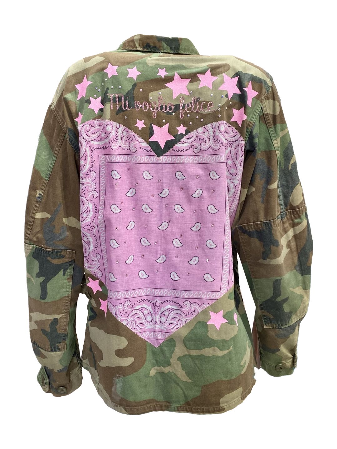 VINTAGE MILITARY JACKET Mod.9 Ribes of LOVE