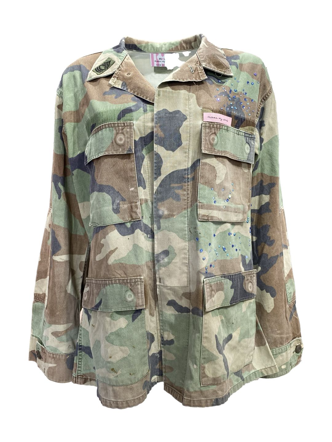 VINTAGE MILITARY JACKET Mod.9 Ribes of LOVE