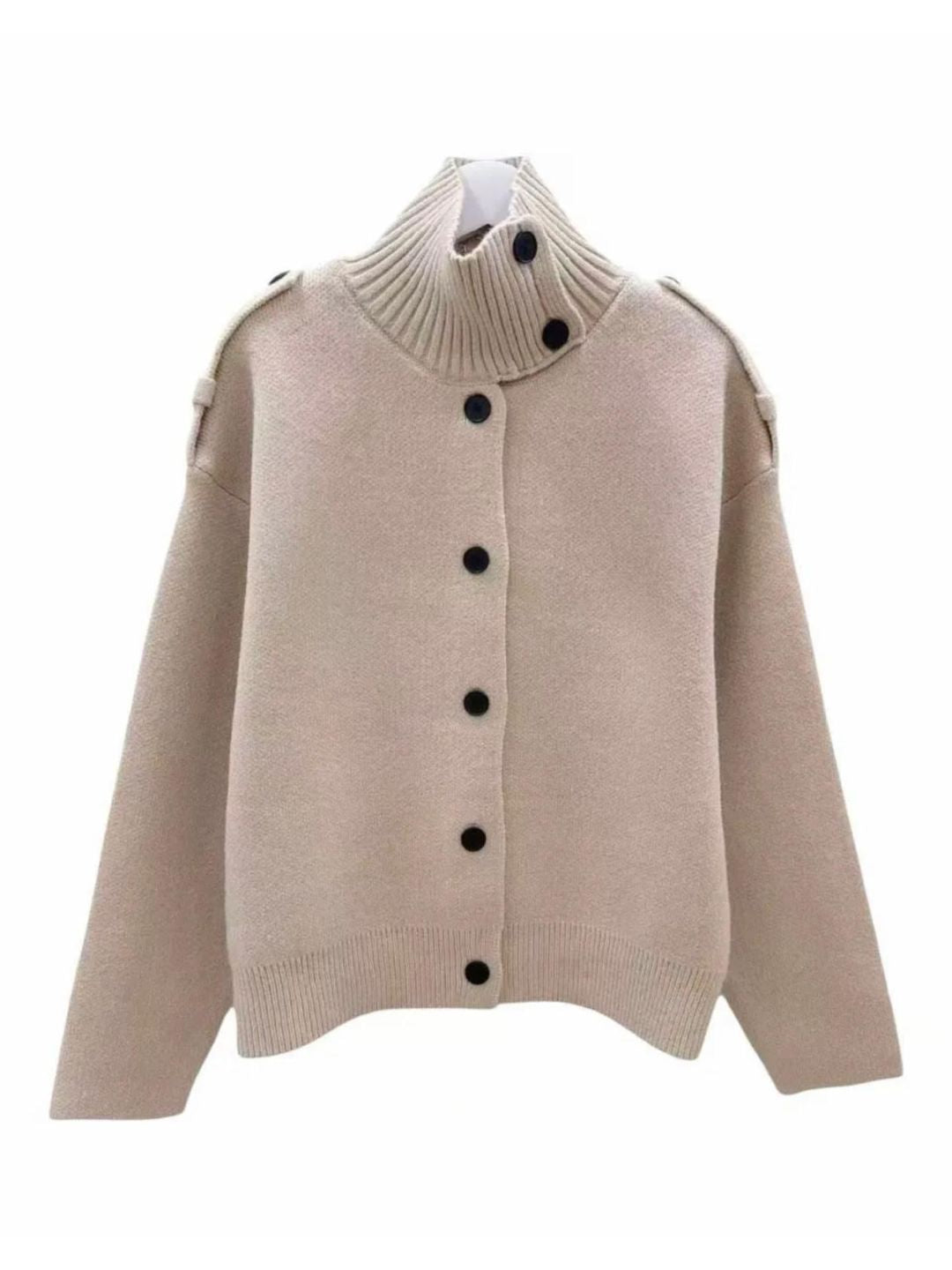 Giacca Cardigan Collo Alto Beije 501