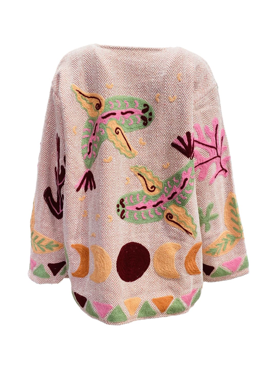 Giacca Suzani in TWEED FISH Rosa Chiaro