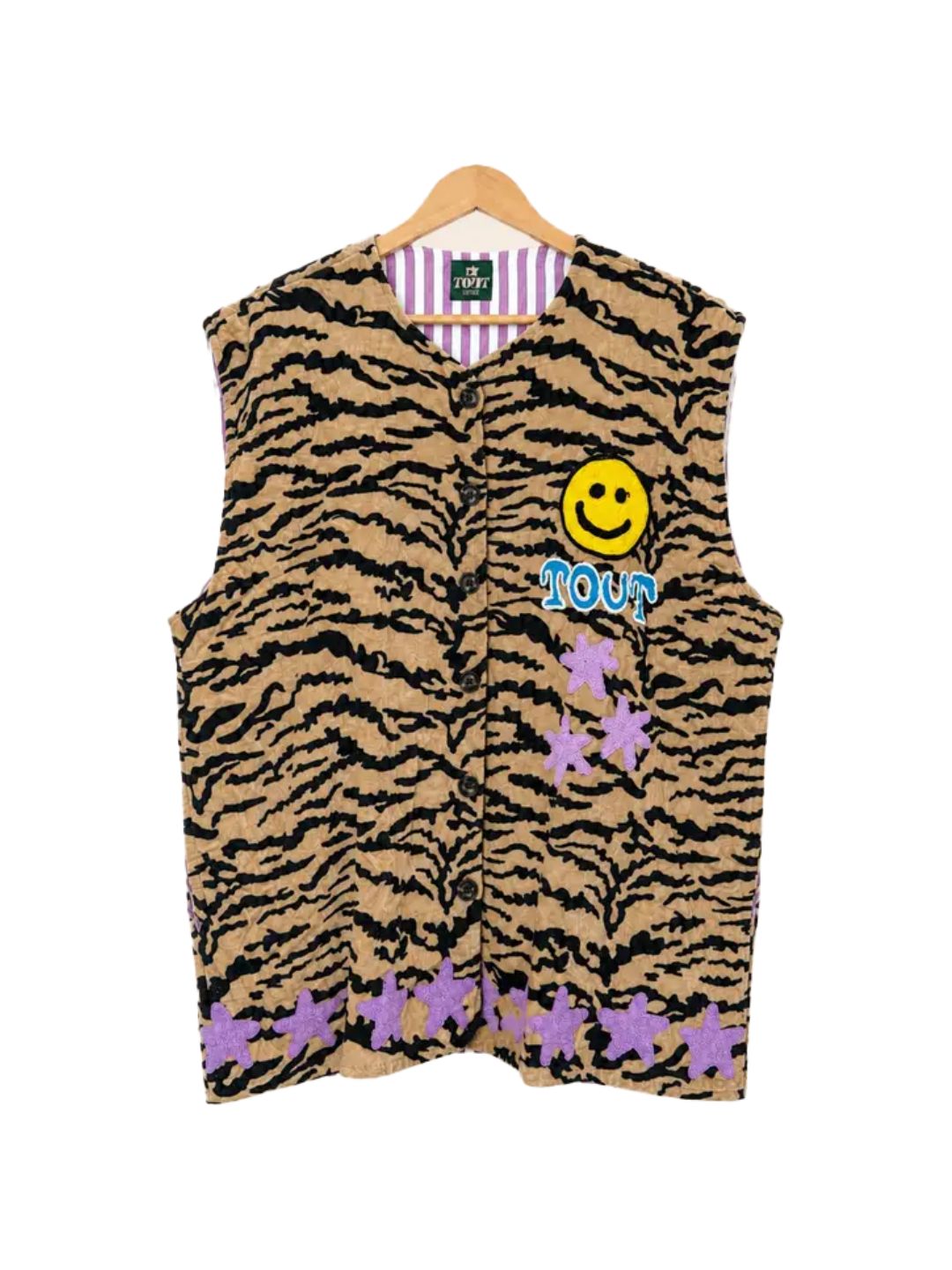 Gilet Suzani in Velluto Tigre Pace