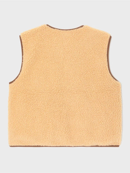 Gilet da donna Sherpa Beige