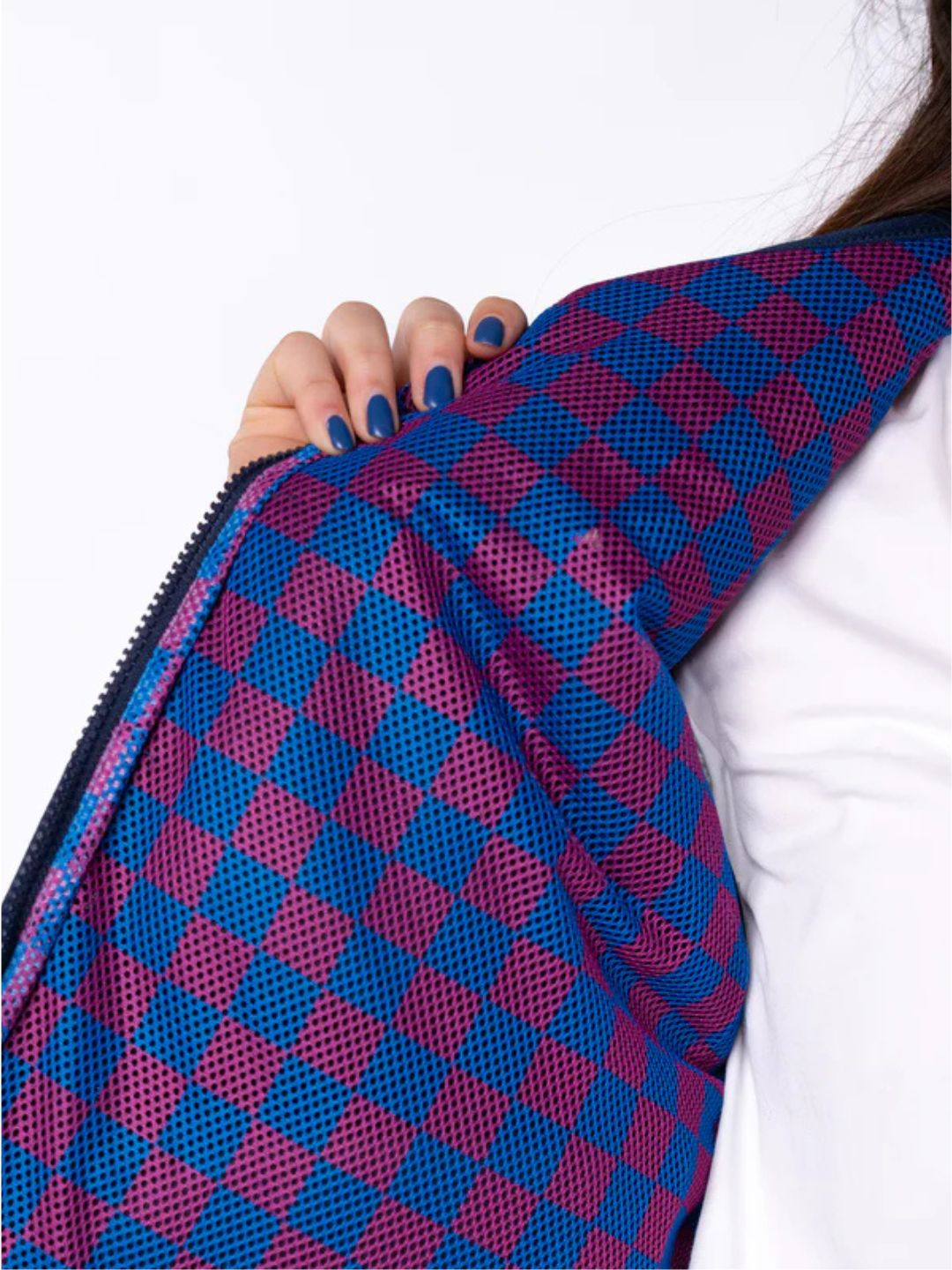 Gilet da donna Sherpa Blu