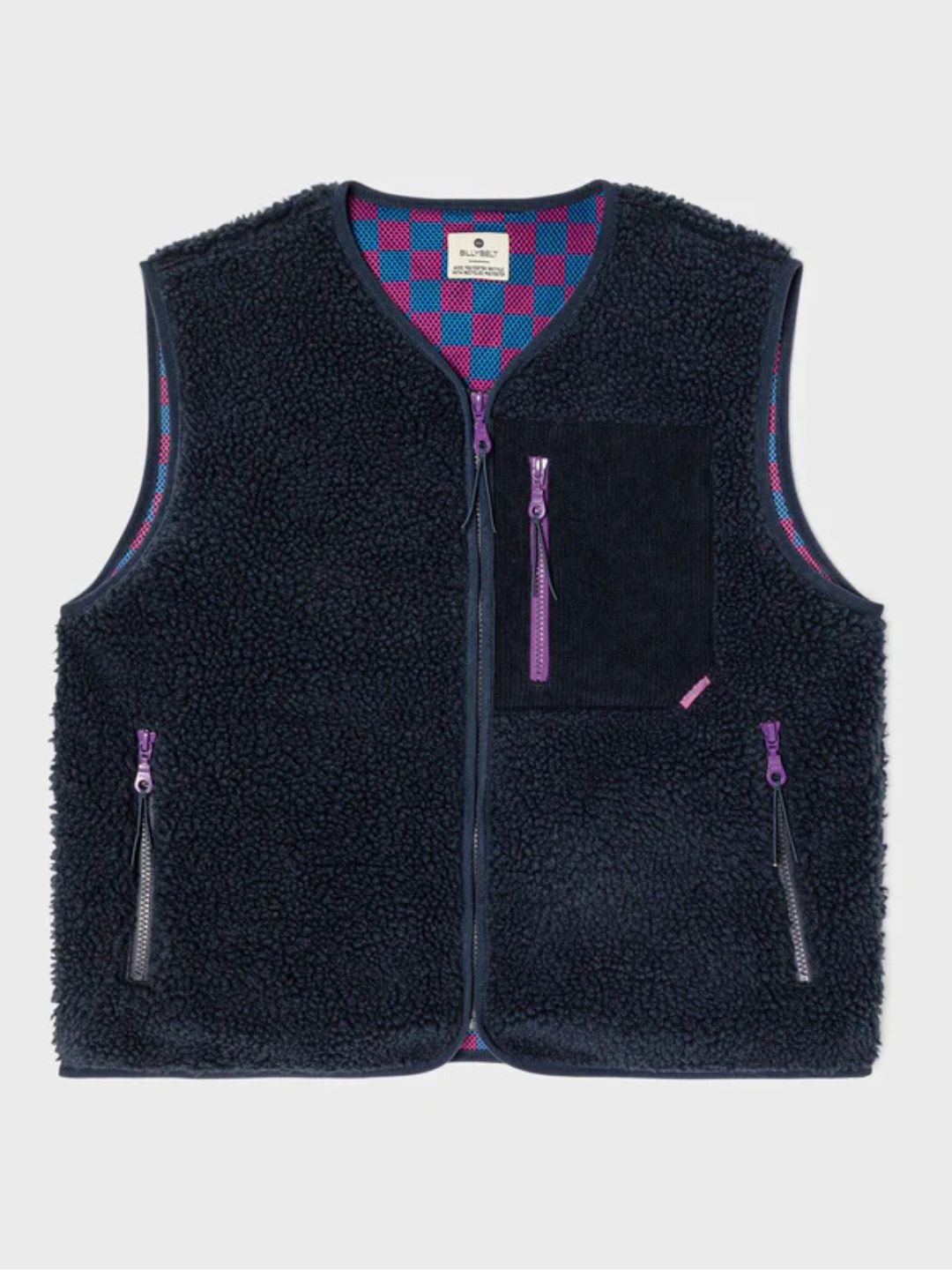 Gilet da donna Sherpa Blu