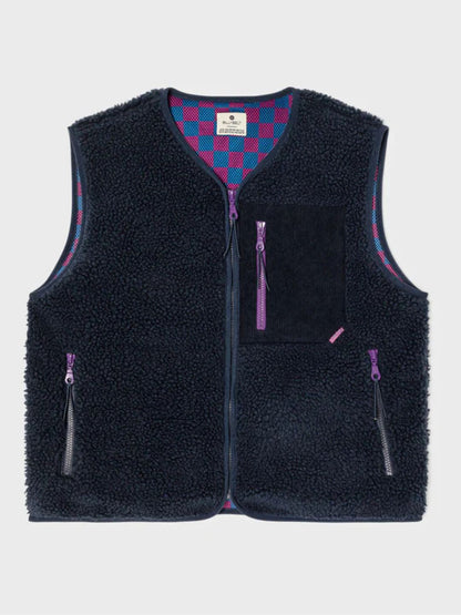 Gilet da donna Sherpa Blu