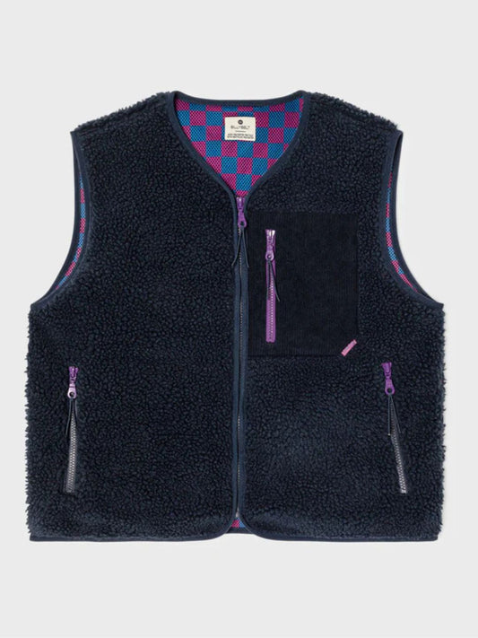 Gilet da donna Sherpa Blu