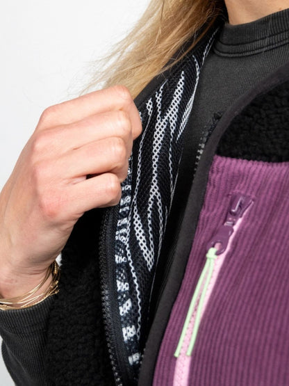 Gilet da donna Sherpa Nero