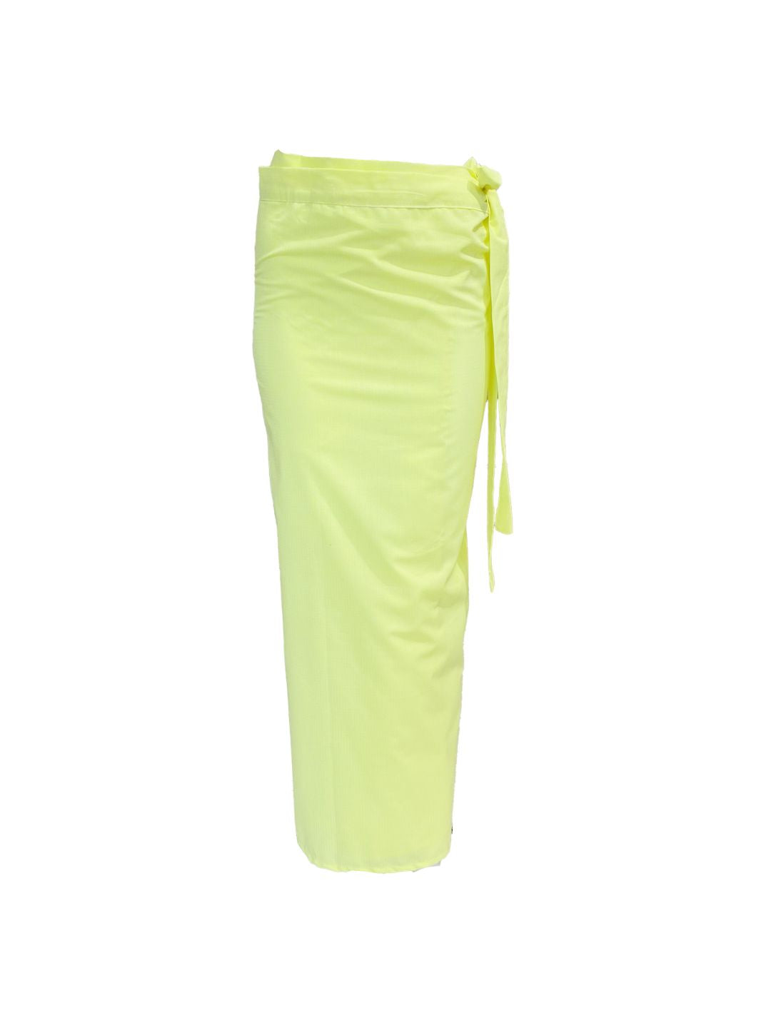 Gonna Lunga Pareo Vichy Giallo Fluo – Ribes of LOVE