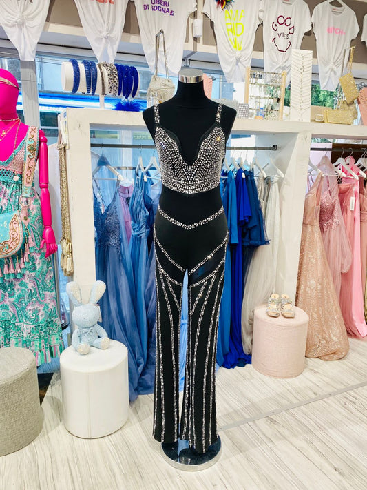 JUMPSUIT ELEGANTE STRASS 732572-1