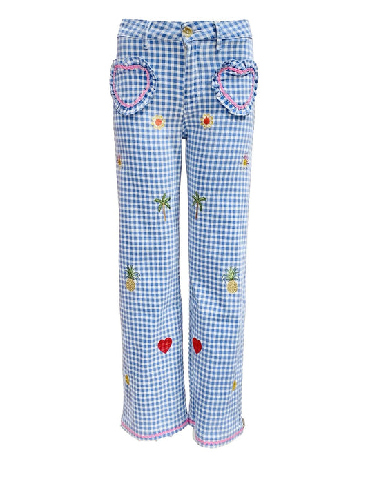 Jeans in vichy