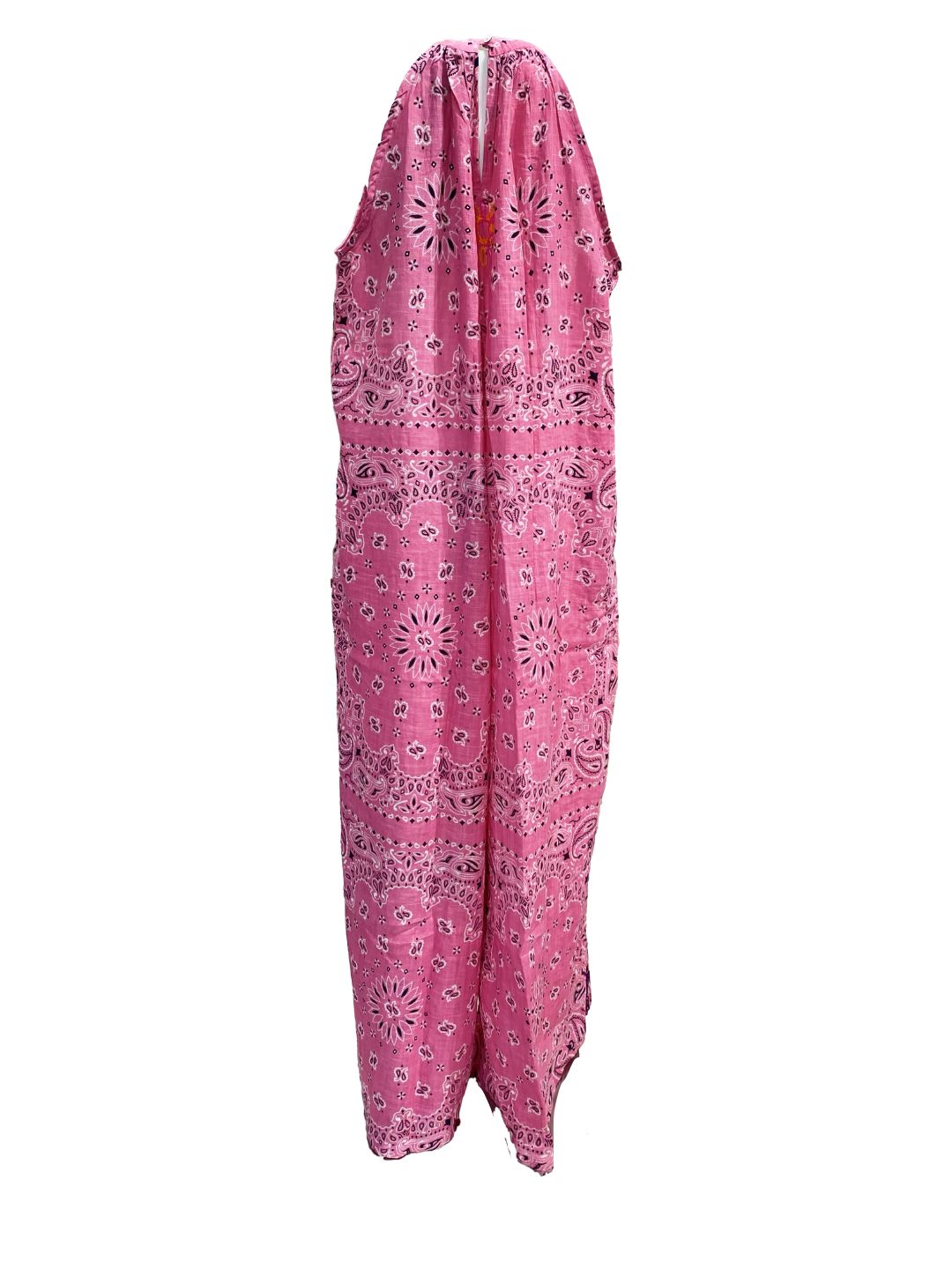 Jumpsuit Bandana in Cotone Garzato Fucsia ✨
