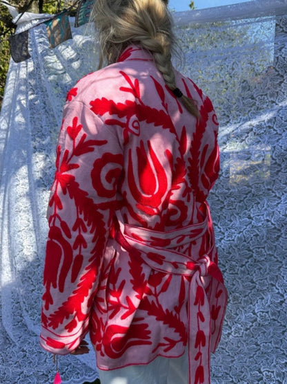 Kimono Suzani Banjara Rosa