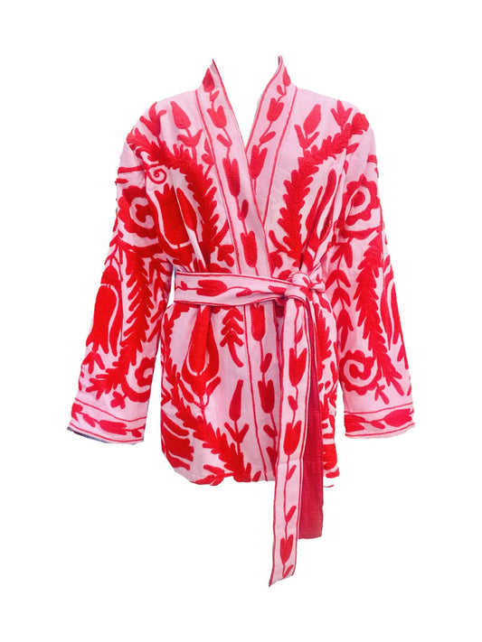 Kimono Suzani Banjara Rosa