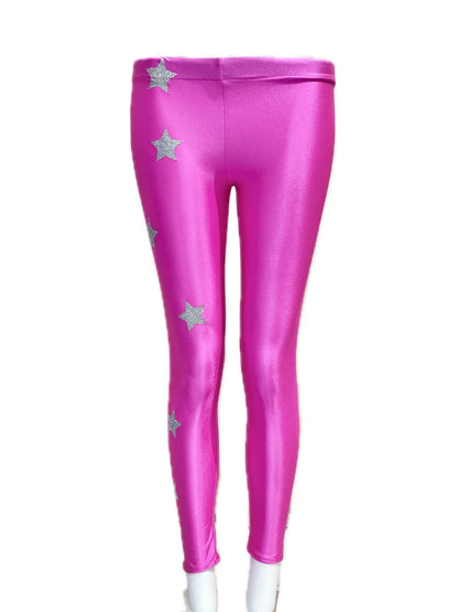 LEGGINS FUCSIA CON STELLE Ribes of LOVE