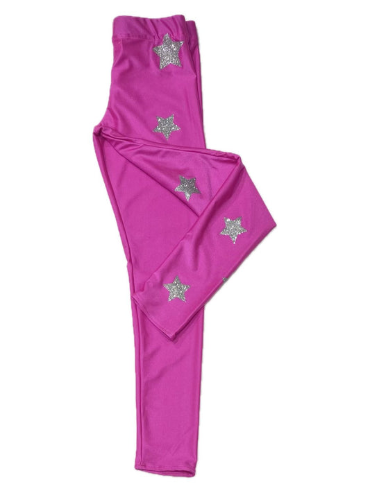 LEGGINS FUCSIA CON STELLE Ribes of LOVE